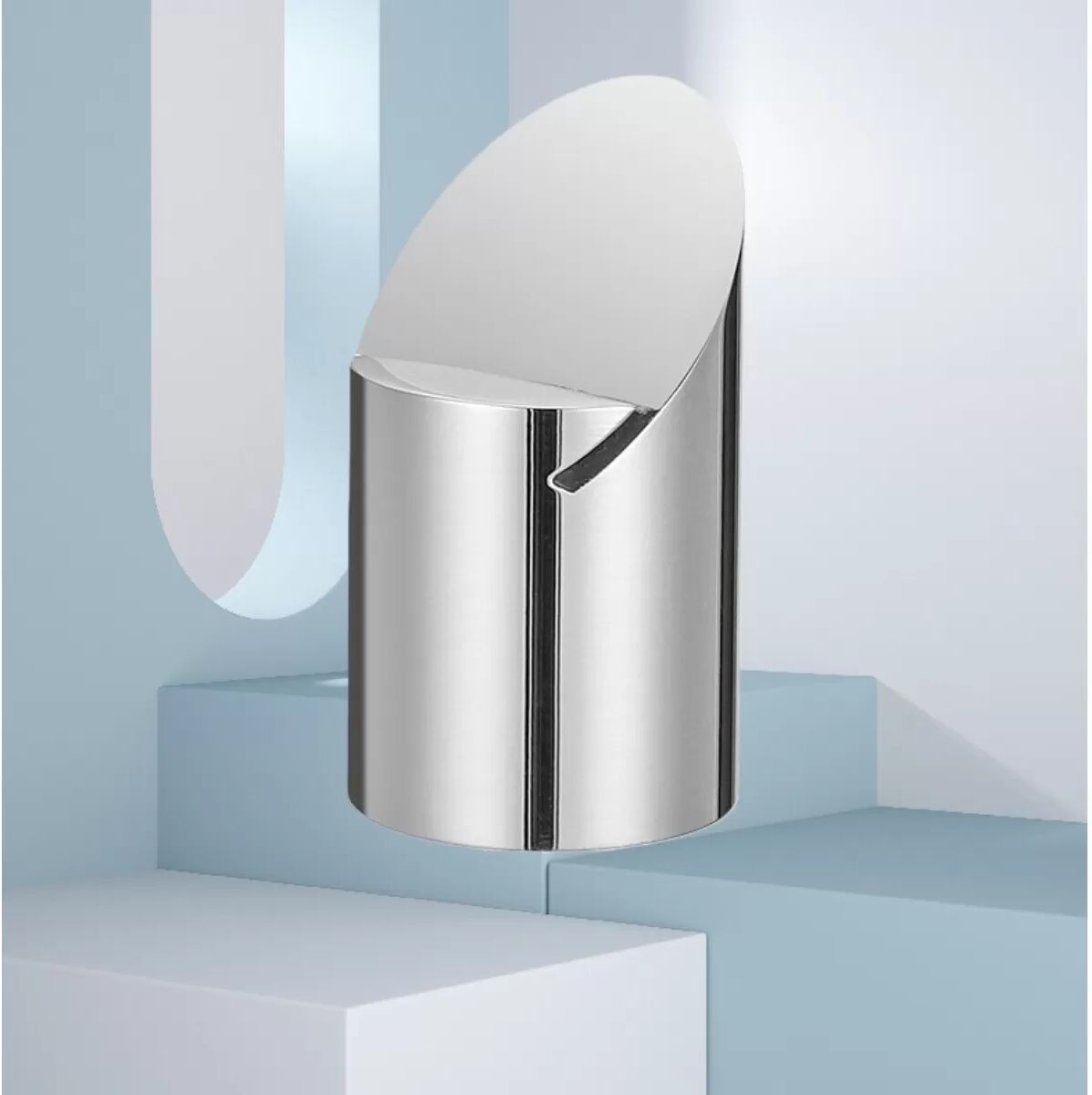 INF Tischkartenhalter aus Edelstahl - Silberne Menükarten Display Basis