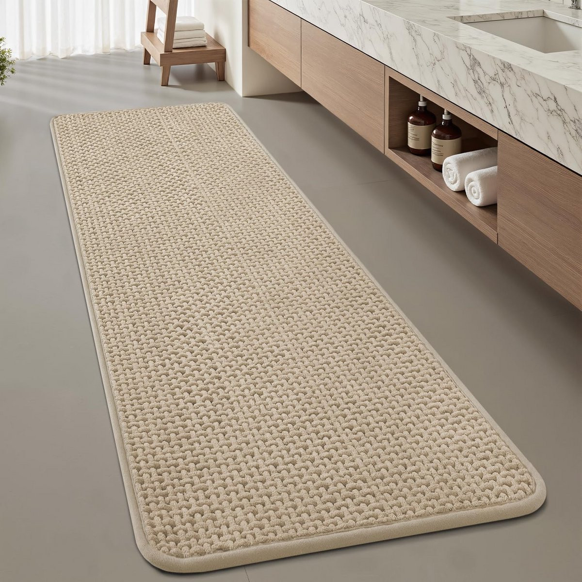Zachte Chenille Badmat Antislip Absorberend Wasbaar voor Badkamer en Keuken