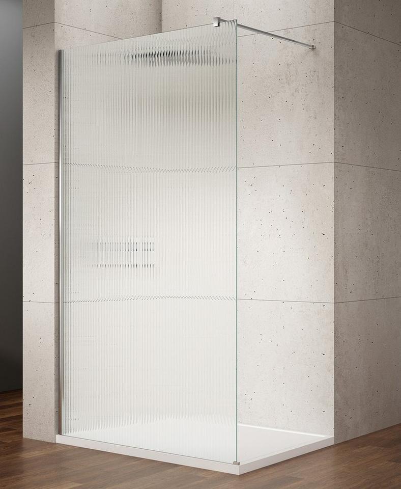 Gelco VARIO CHROME Walk-In Duschwand, Nordic Glas, 1000 mm