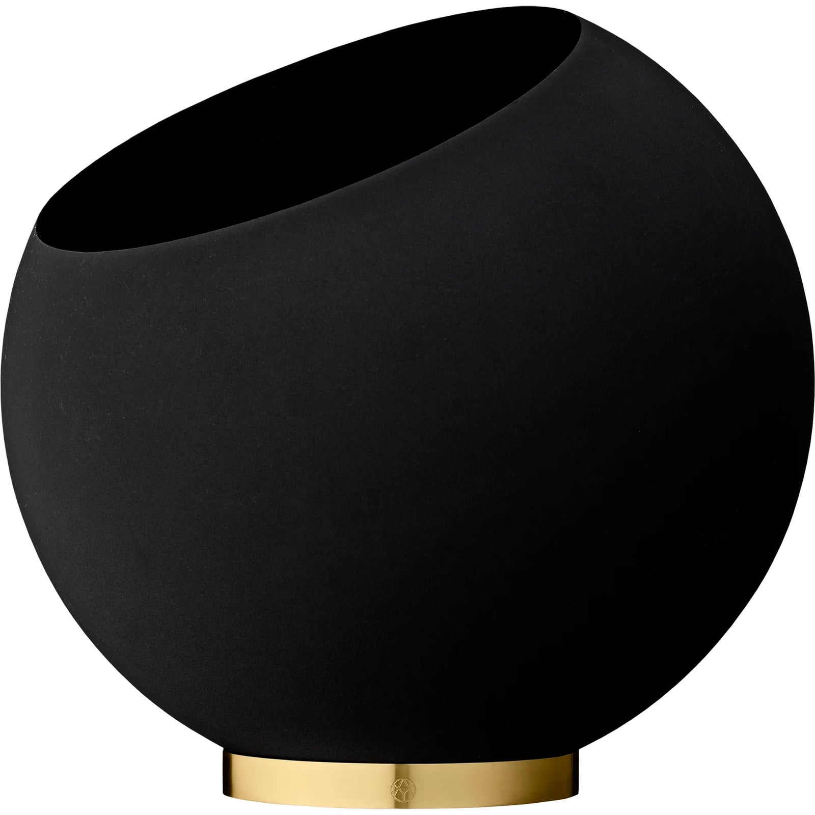AYTM Globe bloempot zwart Ø43 cm