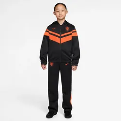 NIKE Niederlande Sportswear Dri-FIT Trainingsanzug Kinder 010 - black/hyper crimson/hyper crimson S (128-137 cm)
