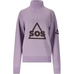 SOS Tignes Windstopper Strickpullover 4410 - wisteria XL
