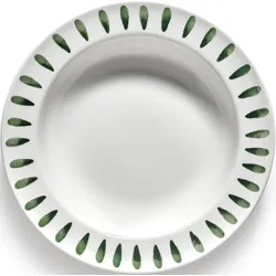 Charly Tiefe Teller 23,5 cm, grün, 2 St.