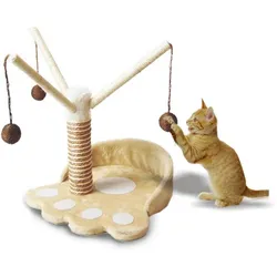 Heim Kratzbaum "Victoria", beige, Höhe:44cm