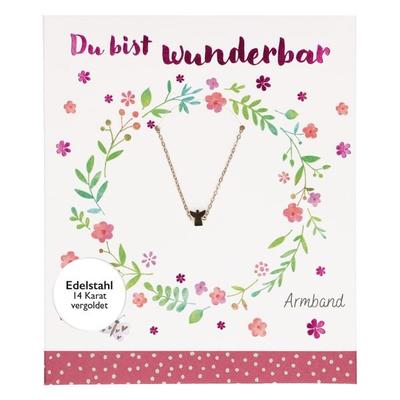 Edelstahl-Armband - Du bist wunderbar