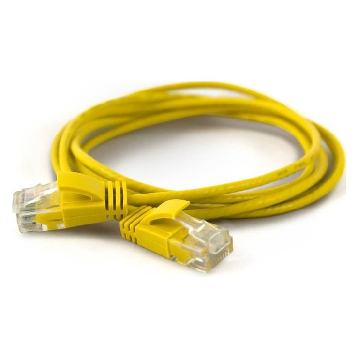 Wantec 7286 U/UTP (UTP) Gelb 1.5m Cat6a Netzwerkkabel (U/UTP, CAT6a, 1.50 m) (7286)