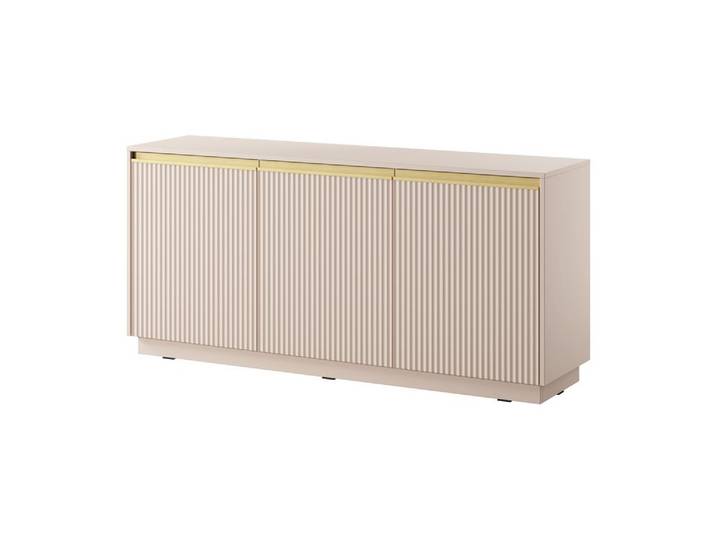 Kommode – ROYAL – K-154 – Gerillte Front – Beige