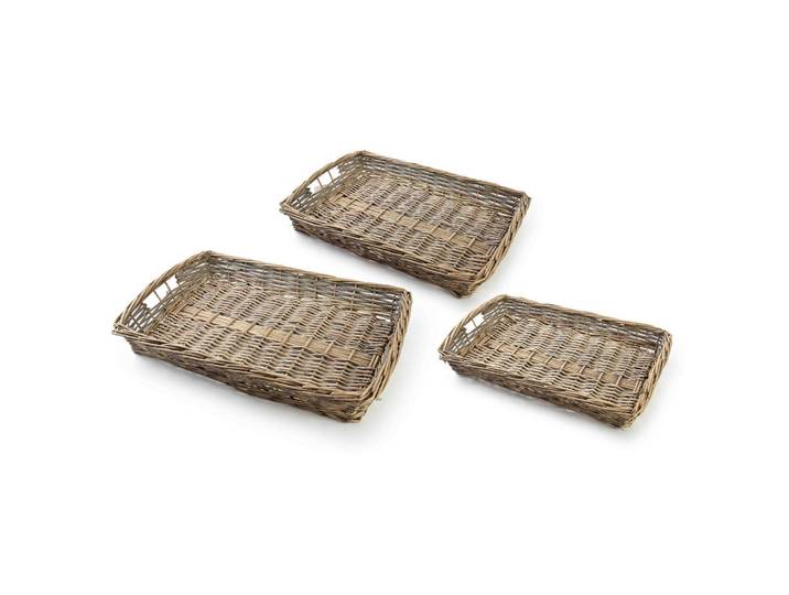 Mondex Tablett Gustav Naturfarbe 56/40/8 cm Naturmaterial, Naturfarben, Naturmaterialen, 40x8x56 cm, Geschirr, Tischkultur & Serviergeschirr, Tabletts