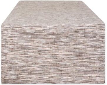 DII Tonal Recycled Cotton Slubby Rib Table Runner