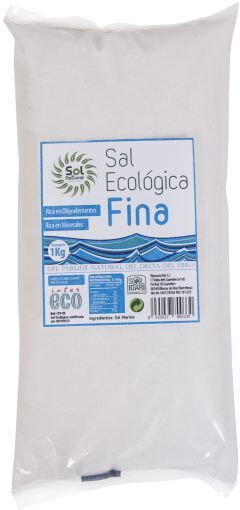Sol Natural Ecological Fine Salt Ebro Delta 1 Kg 2x1 Kg