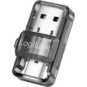 LogiLink USB-Bluetooth-Adapter BT0054, USB 3.0 & USB-C 3.0 Mini-Dongle, Bluetooth 5.0