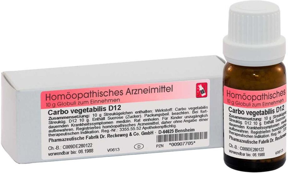 Carbo Vegetabilis D12 Globuli