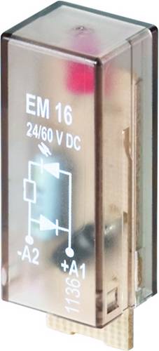 Weidmüller Steckmodul mit LED, mit Freilaufdiode RIM-I 2 6/24VDC Leuchtfarben: Rot 10St.