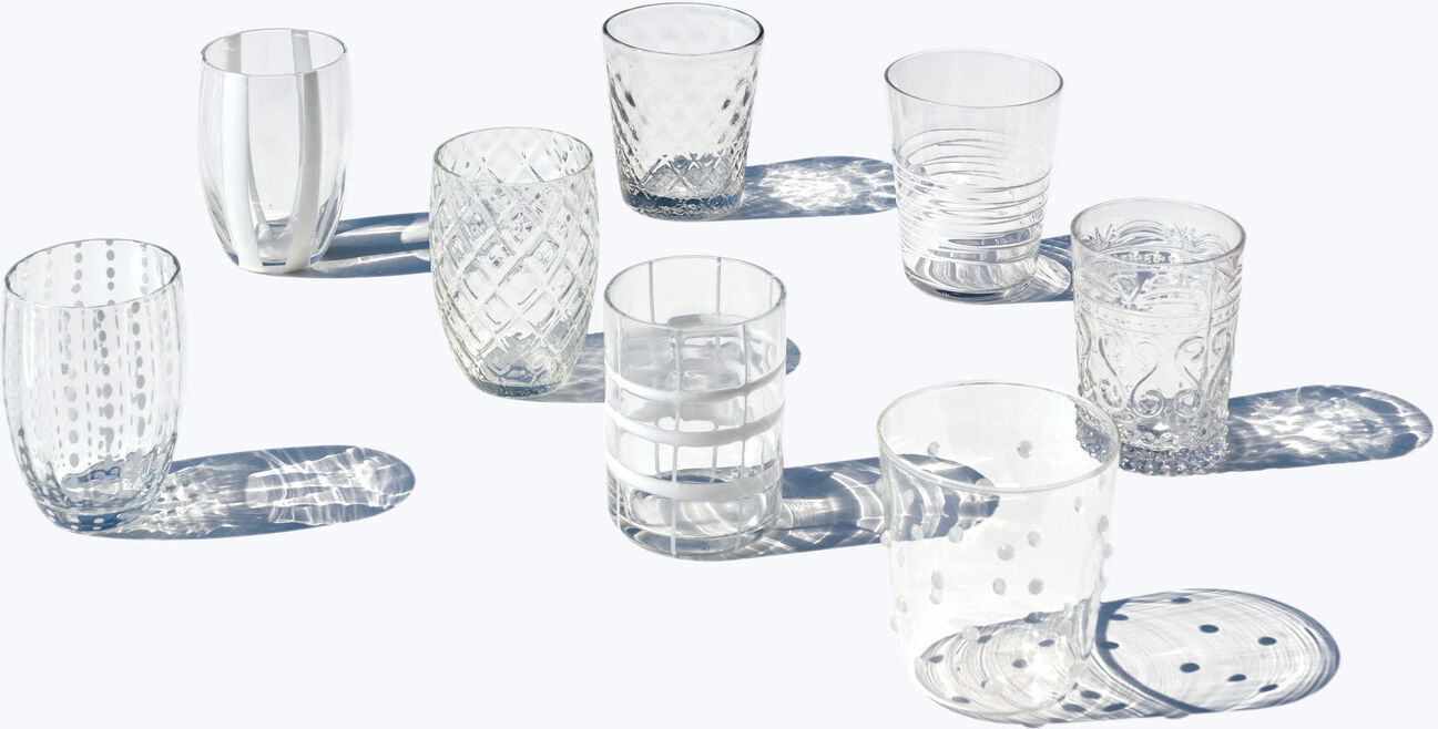 Zafferano Tumbler 6 pezzi Melting Pot Trasparente