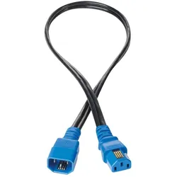 HPE E Jumper Cord C13-C14 (2 m), Stromkabel, Schwarz
