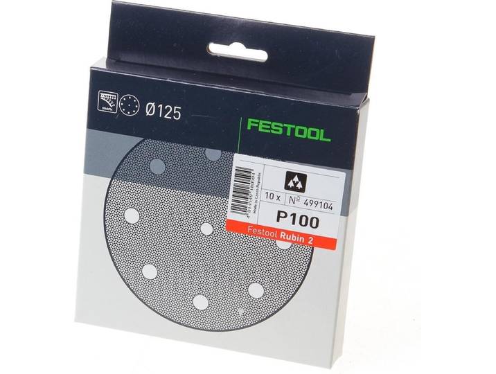Festool D125 P60 RU/10 Schuurschijf - 499102
