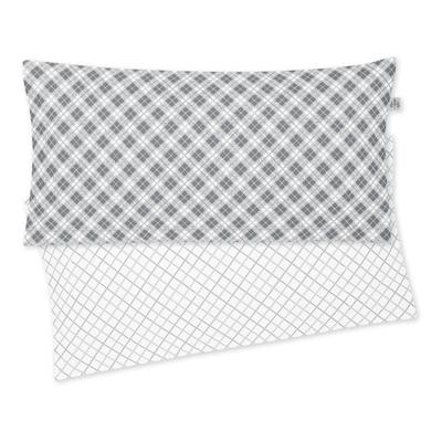 Kissenbezug IRISETTE "Bea", silber (silberblau), B:80cm L:40cm, Mako-Satin, Obermaterial: 100% Baumwolle, Kissenbezüge, Kissenbezug, zeitlose Instagram-Blogger-Kollektion