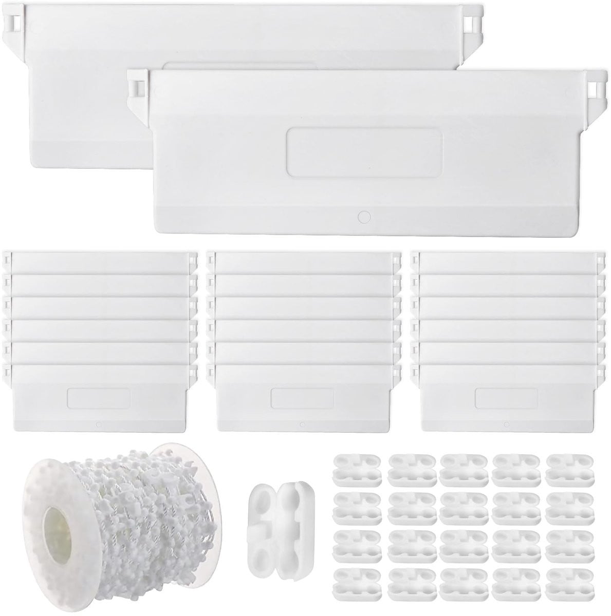 Omgoods Set van 20 Gewichtplaten voor Verticale Jaloezieën 127 mm