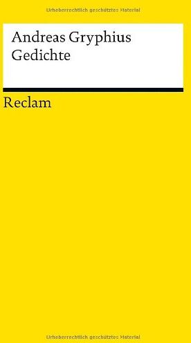 Andreas Gryphius - Gedichte - Preis vom 12.10.2026 11:37:12 h