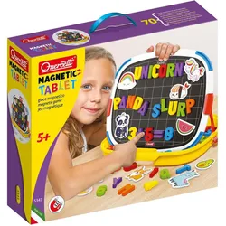 Quercetti Magnettablett Buchstaben und Zahlen