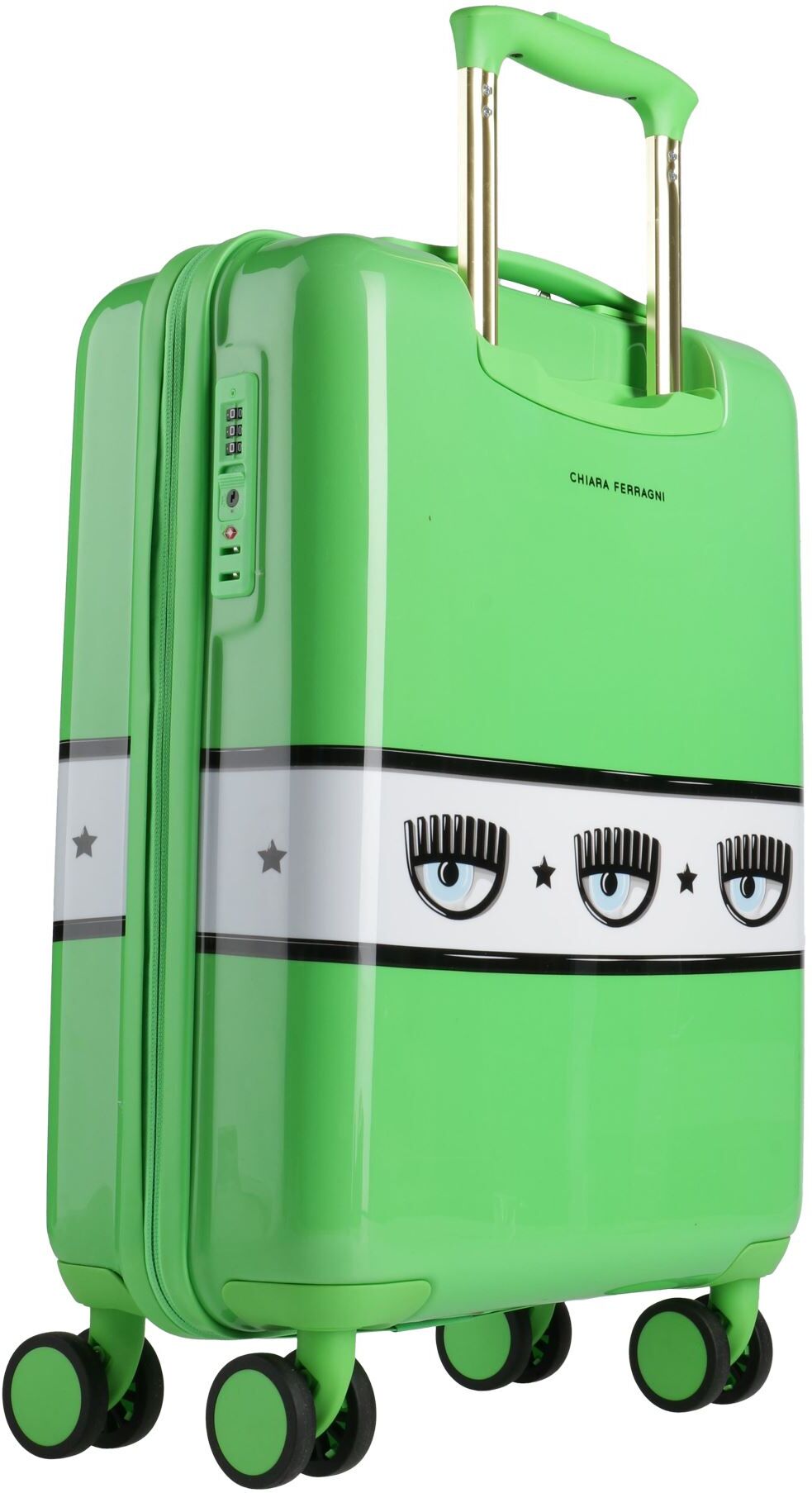 Chiara Ferragni Maleta con ruedas Mujer Verde -- Mujer