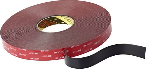 3M 5925F/2533 Doppelseitiges Klebeband Schwarz (L x B) 33m x 25mm 1St.