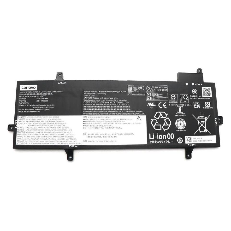 Lenovo BATTERY Internal, 3c 51.5Wh (3 Zellen) (5B11M90083)