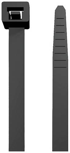 Weidmüller 2659310000 CB-UVR 98/2.5 BK Kabelbinder 98mm 2.5mm Schwarz UV-stabilisiert 100St.
