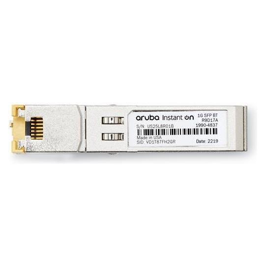 HPE E Networking Instant On Transceiver SFP, RJ45, T Revision B, replaces R9D1 (R9D17B)