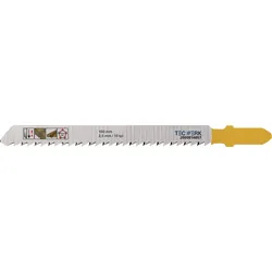 Stichsägeblatt Gesamt-L.100mm Zahnt.2,5mm S.1,27mm HCS 5 St./Karte TECWERK