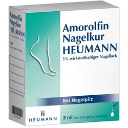 AMOROLFIN Nagelkur Heumann 5% wst.halt.Nagellack 3 ml