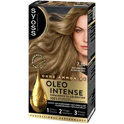 2x Syoss, Haarfarbe, Haarcoloration Oleo Intense 7-10 Naturblond (7-10 Naturblond)