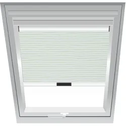 Roto Verdunklungsrollo Linie-Beige 3-V52, 54x98 cm (5/9), 617,Aluminiumschiene,Manuell,Roto