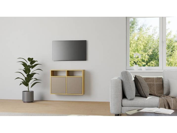 Hängesideboard – kostenlose Holzmuster Eiche