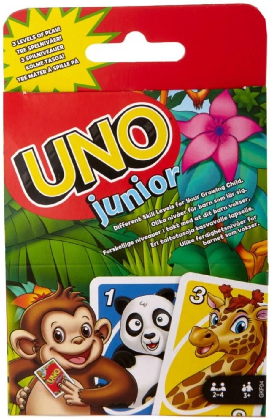 Hasbro GAMES Spel Uno Junior från 3 år