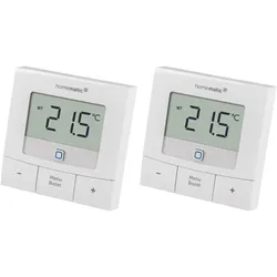 Homematic IP Smart Home 154666A0, Wandthermostat basic, 2 Stück, Thermostat
