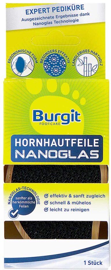 Burgit Hornhautfeile Nanoglas 1stk
