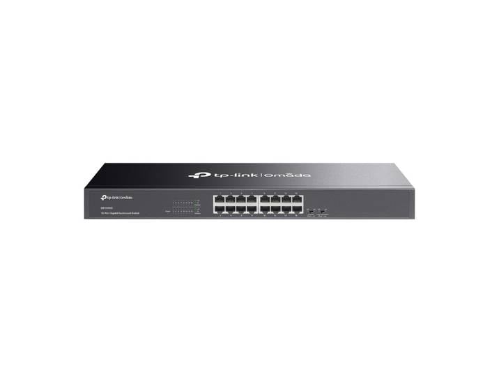 TP-Link Omada DS1016G, Non-géré, Gigabit Ethernet (10/100/1000), Grille de montage, 1U