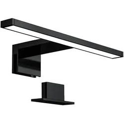 LED Spiegelleuchte, schwarz, 1xLED-Platine/5W