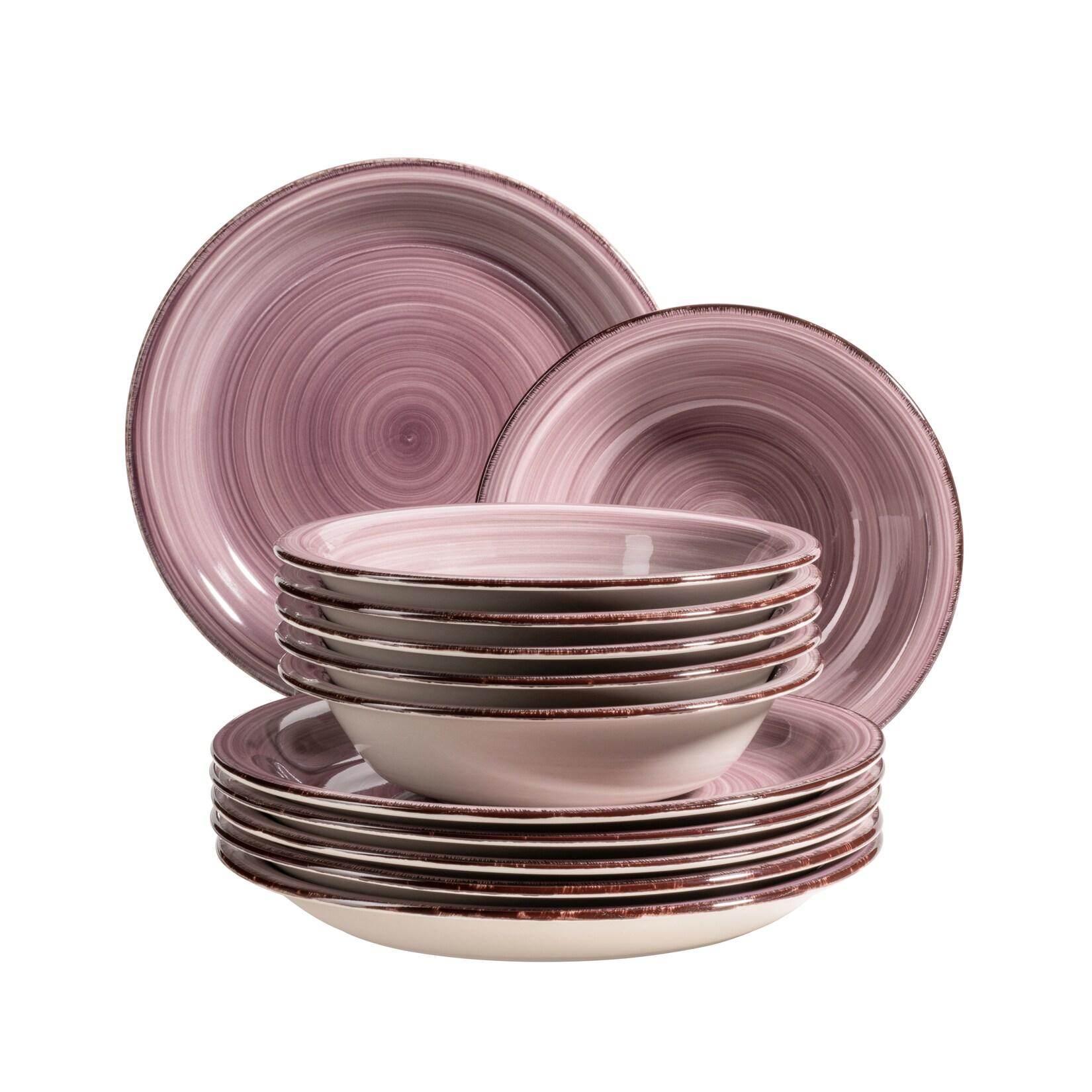 Mäser Teller-Set, Steingut Lumaca