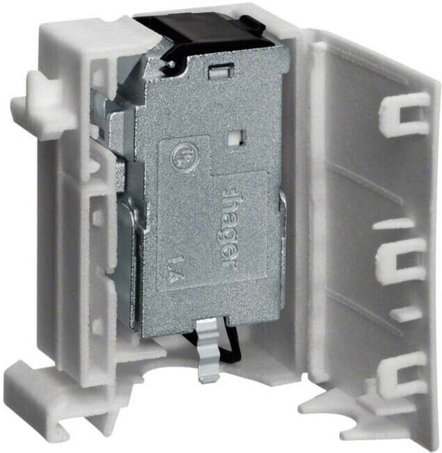 Hager Prise RJ45 pour rail DIN, IP2X ZZ45ZPH6 (ZZ45ZPH6)