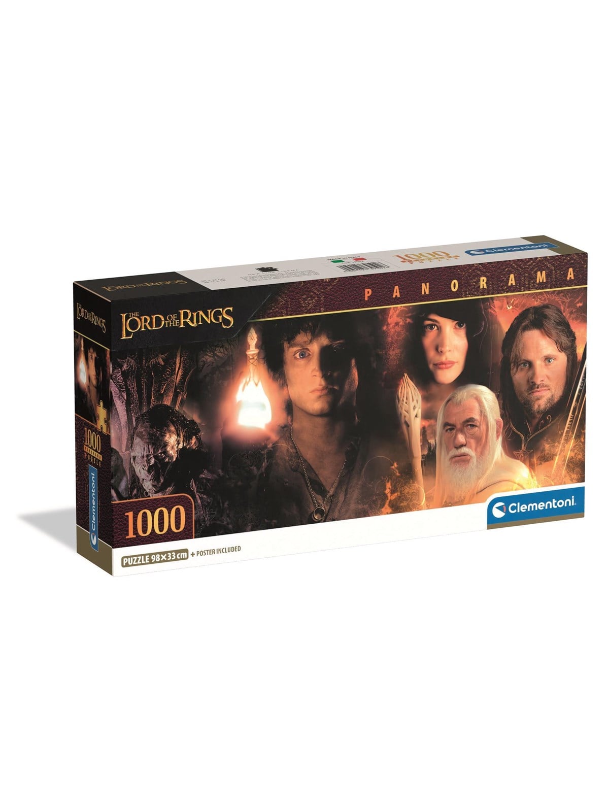 Clementoni Puzzle Panorama The Lord of The Rings 1000 pieces 2D Puzzles