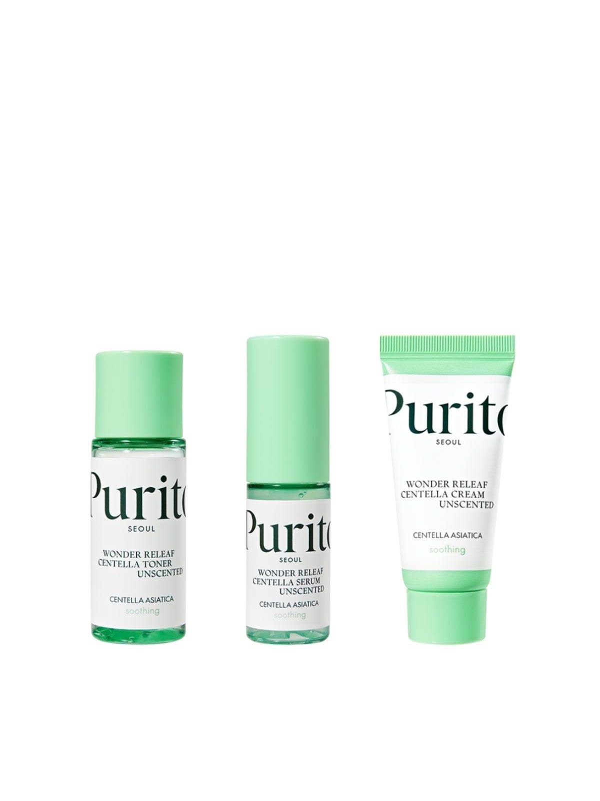 Purito SEOUL - Wonder Releaf Centella Mini Kit Unscented