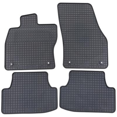 PETEX Fußmattensatz schwarz - vorbereitet für Befestigungssystem 81710