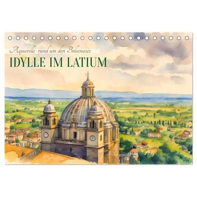 Idylle im Latium (Tischkalender 2027 DIN A5 quer), CALVENDO Monatskalender