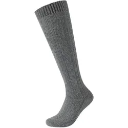 camano Wiesn Cable Stitch Kniestrümpfe 9700 - dark grey melange 39-42