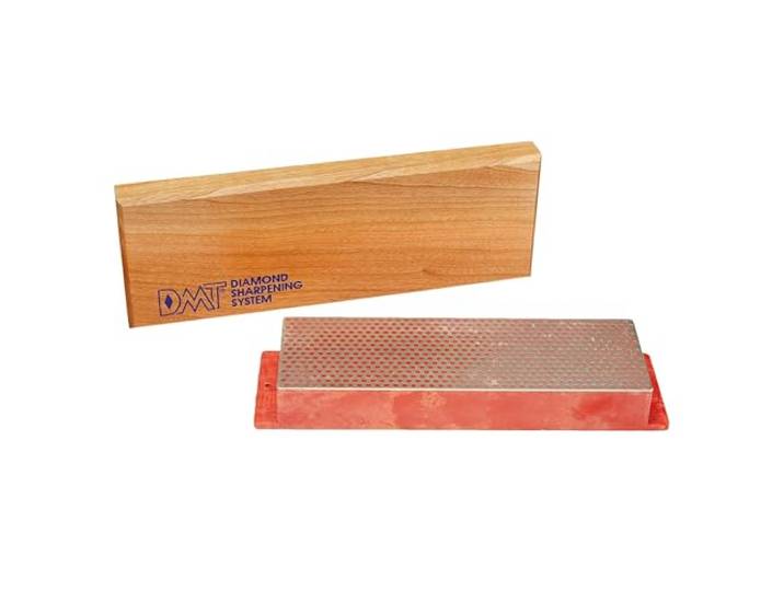 DMT Diamond Whetstone™ Diamant Schleifstein in Holzbox 8 Fein, Messerschärfer in Profiqualität, 20cm Wetzstein für Messer und Werkzeuge, Made in USA, W8F