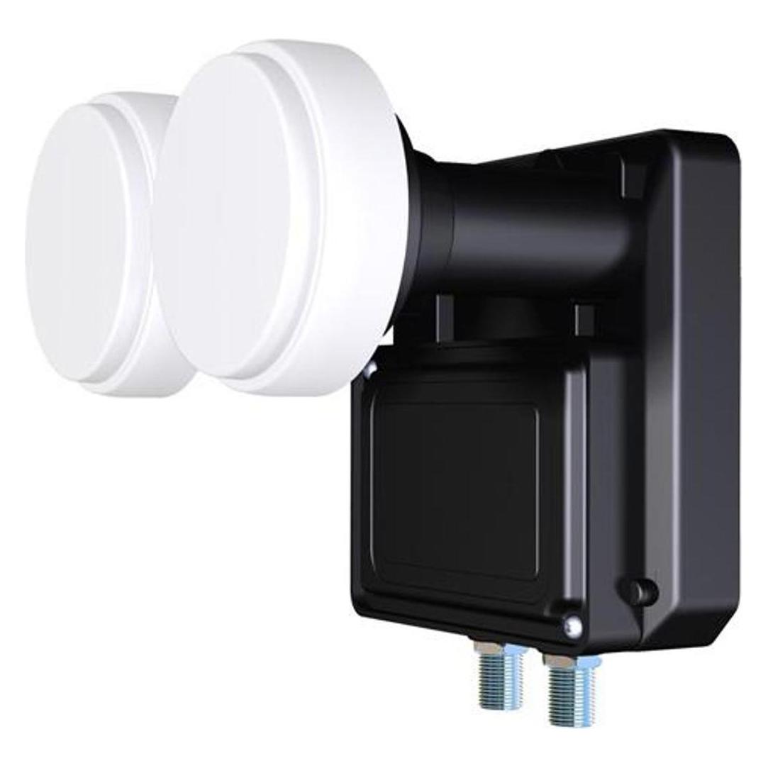 inverto 77-118# Sat-Inverter-Monoblock-Doppelkonverter (Twin LNB, 23mm, 40mm) (08-5396)