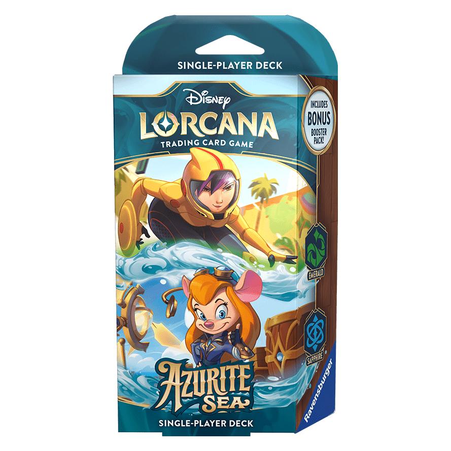 Disney Lorcana Trading Card Game: Azurite Sea - Emerald and Sapphire Deck (Englisch) (Englisch, Deck) (56884)