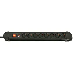 Lindy 73104 Verlängerungskabel 8 AC-Ausgänge Drinnen Schwarz